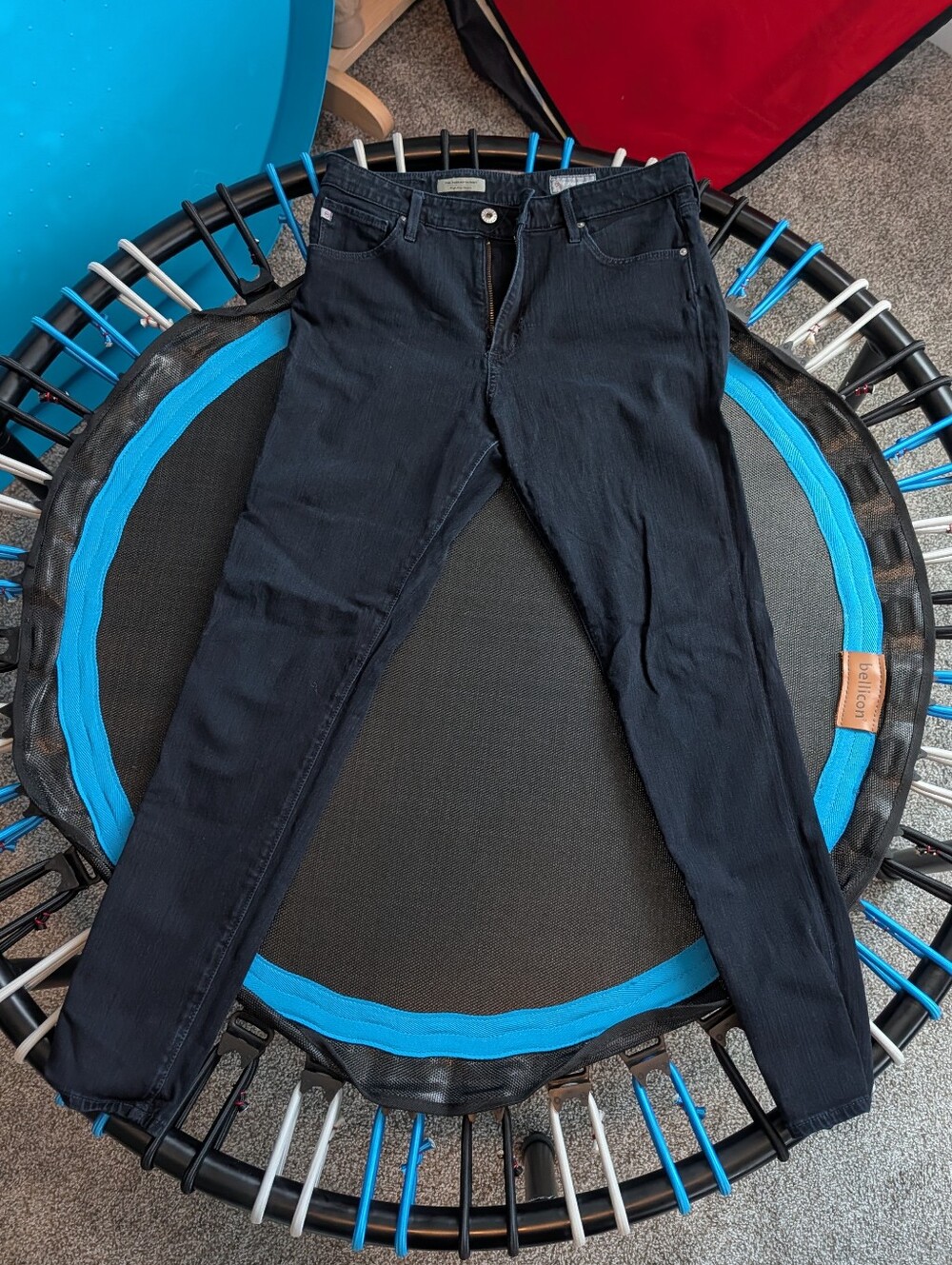 Ag Adriano Goldschmied Women's The Farrah Skinny Dark Indigo Blue Jeans